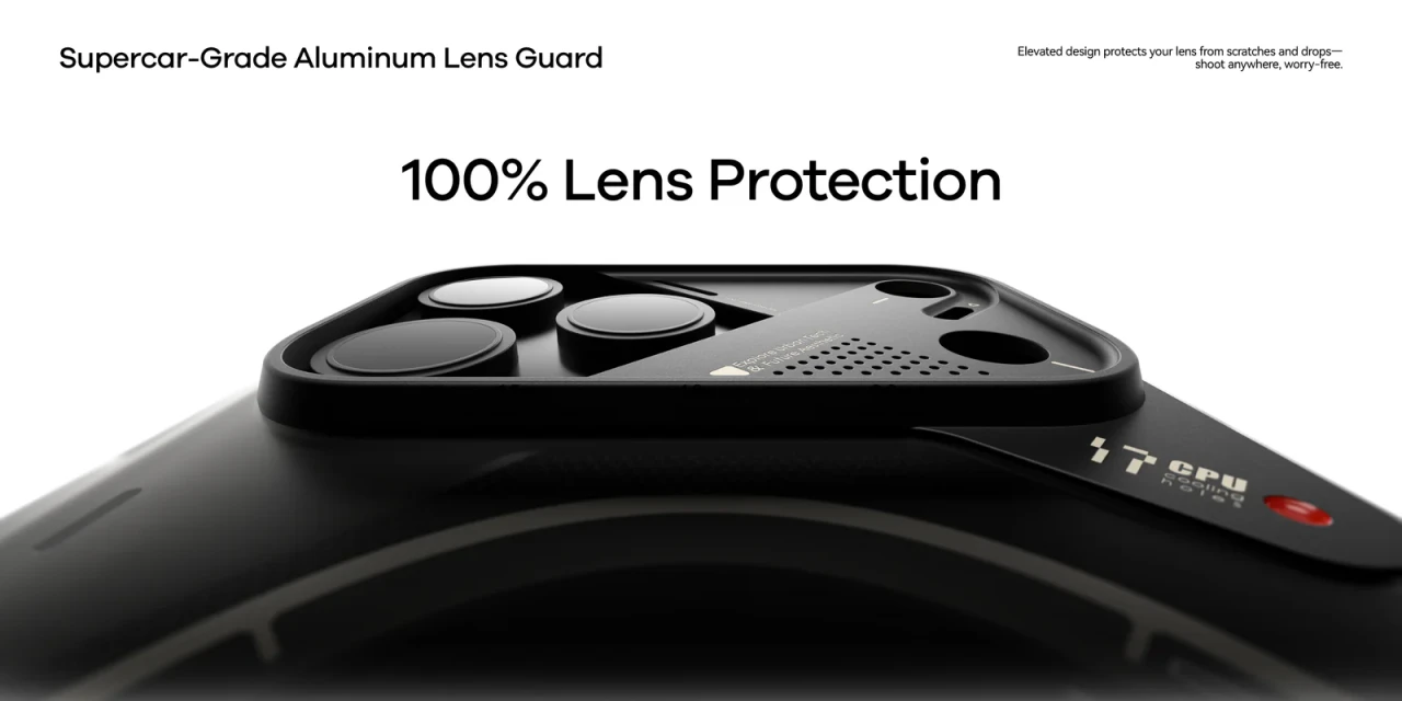 Husa pentru iPhone 17 Pro, Aulumu A17 Frosted, TPU rezistent, Compatibila MagSafe, Efect fosforescent, Protectie Camera, Butoane aluminiu, Racire activa CoolHyper, Protectie premium, Gri/Transparent A17 tpu pc 5