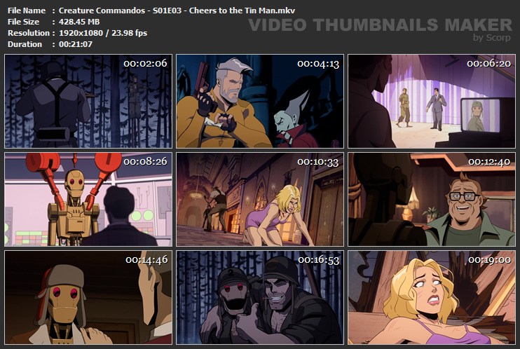 Creature Commandos S01E03 Cheers to the Tin Man mkv