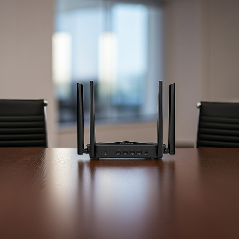 Portas Gigabit do roteador, ideal para planos de fibra óptica