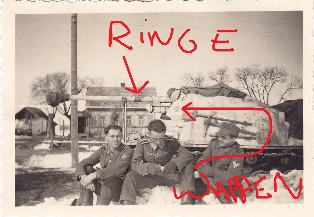 Panzerjäger Marder II Wintertarnung weiß mit Wap