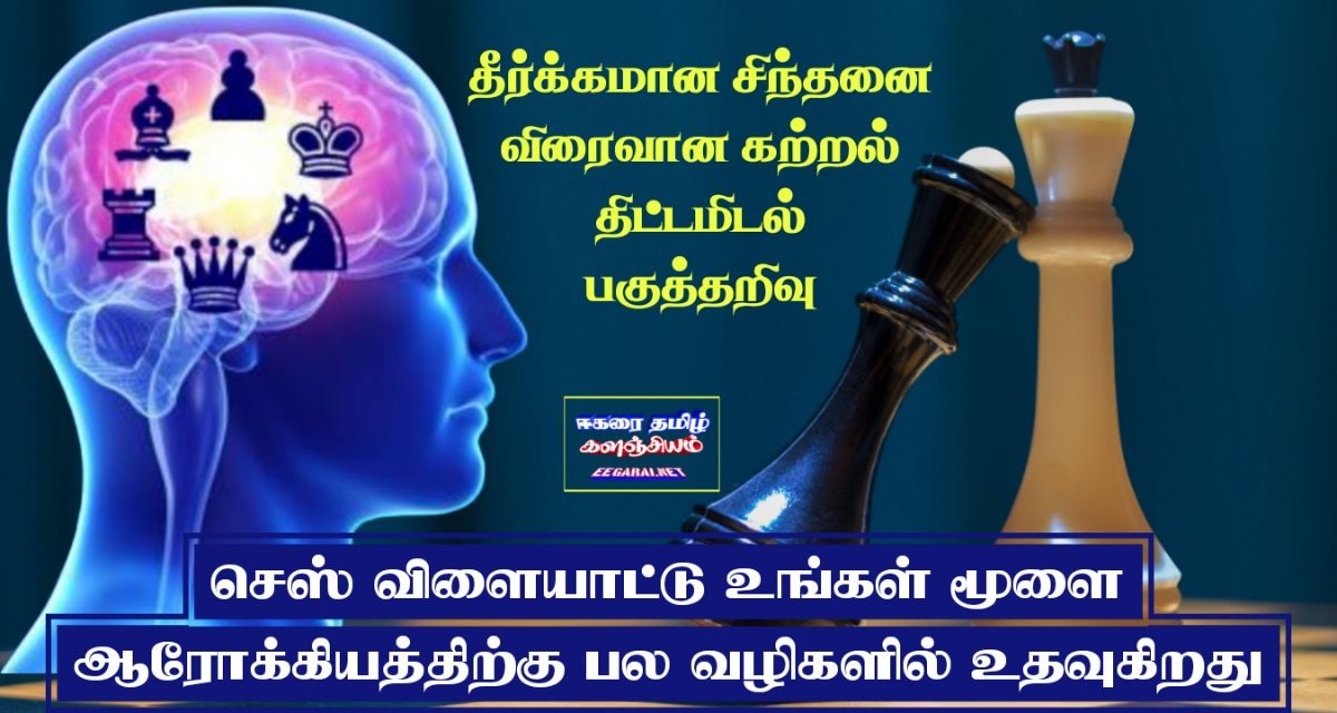 செஸ் விளையாட்டு உங்கள் மூளை ஆரோக்கியத்திற்கு பல வழிகளில் உதவுகிறது Chess