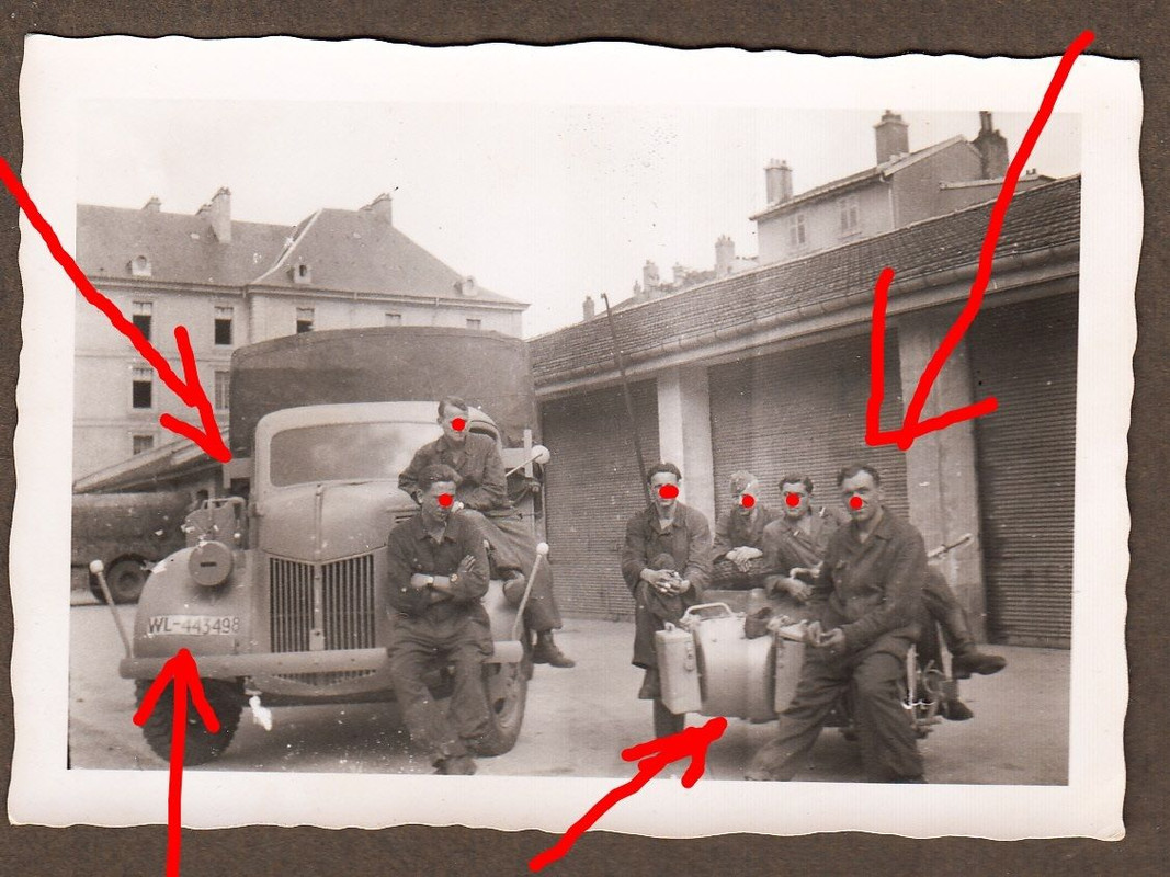Fallschirmjäger Motorrad Lkw Fahrzeuge Nimes Süd