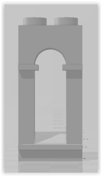 Ventana medio punto 2x4