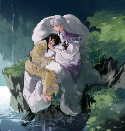 Hanyo no yashahime  Rin and sesshomaru, Sesshomaru, Inuyasha