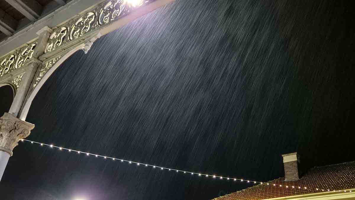 A passing shower