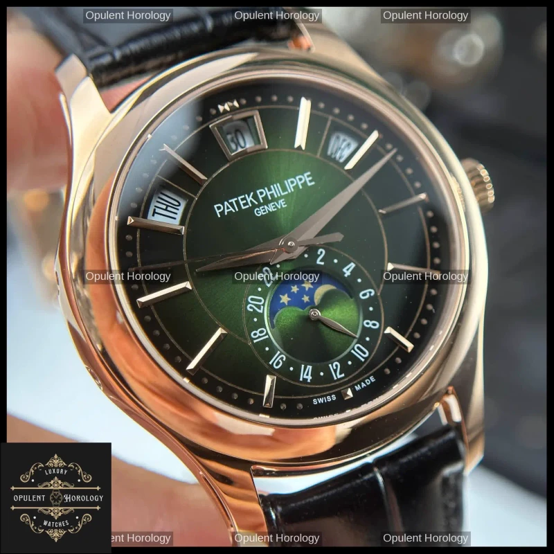 Patek Philippe 5205R – Green Dial Annual Calendar 40 mm - Super Clone