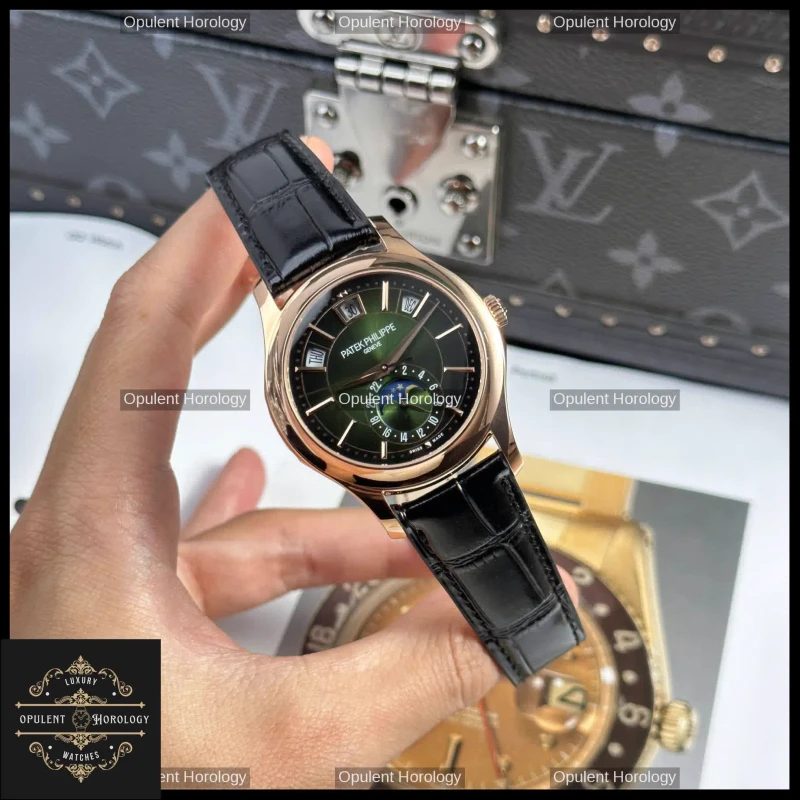 Patek Philippe 5205R – Green Dial Annual Calendar 40 mm - Super Clone
