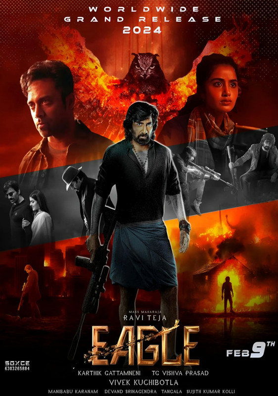 Eagle (2024) Dual Audio [Hindi HQ-Telugu] WEB-DL – 480P | 720P | 1080P – Direct Download