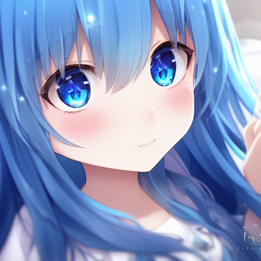 00371-711438944-DATE_ A_LIVE, 7yo little girl, exquisite anime  palace_bedroom, Full_body, blue_hair