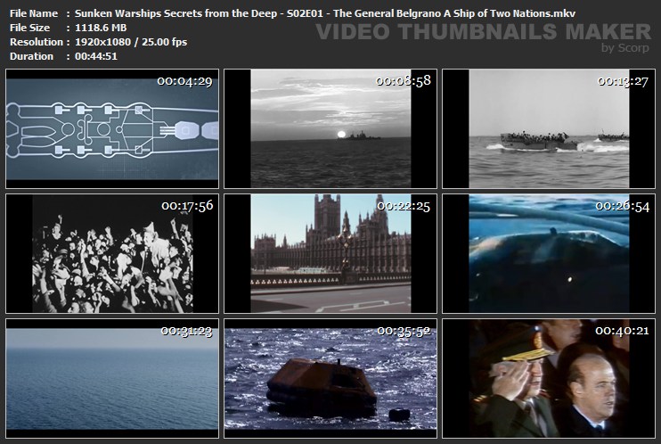 Sunken Warships Secrets from the Deep - S02E01 - The General Belgrano A Ship of Two Nations.mkv