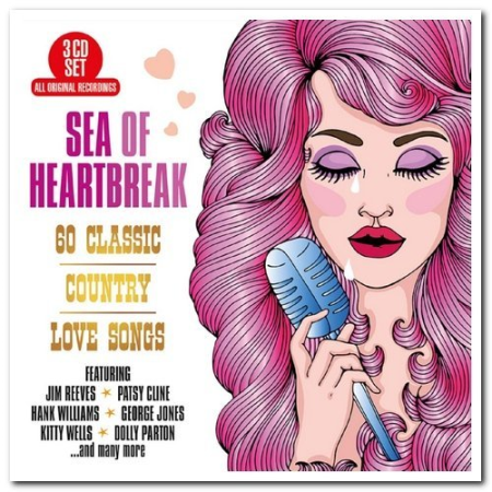 VA - Sea Of Heartbreak - 60 Classic Country Love Songs (2019) (CD-Rip)