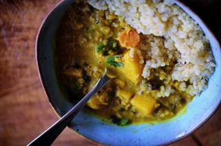 Sweet Potato and Cauliflower Rice Coconut Curry (Gluten-Free, Vegan) 15