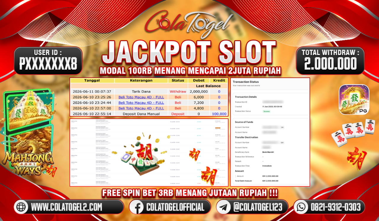 JACKPOT SLOT GACORR!!