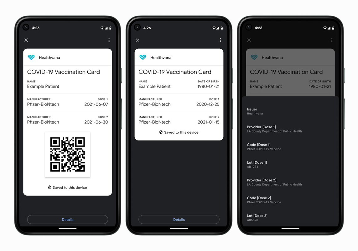 Certificato COVID da salvare sul mobile con Google Play.