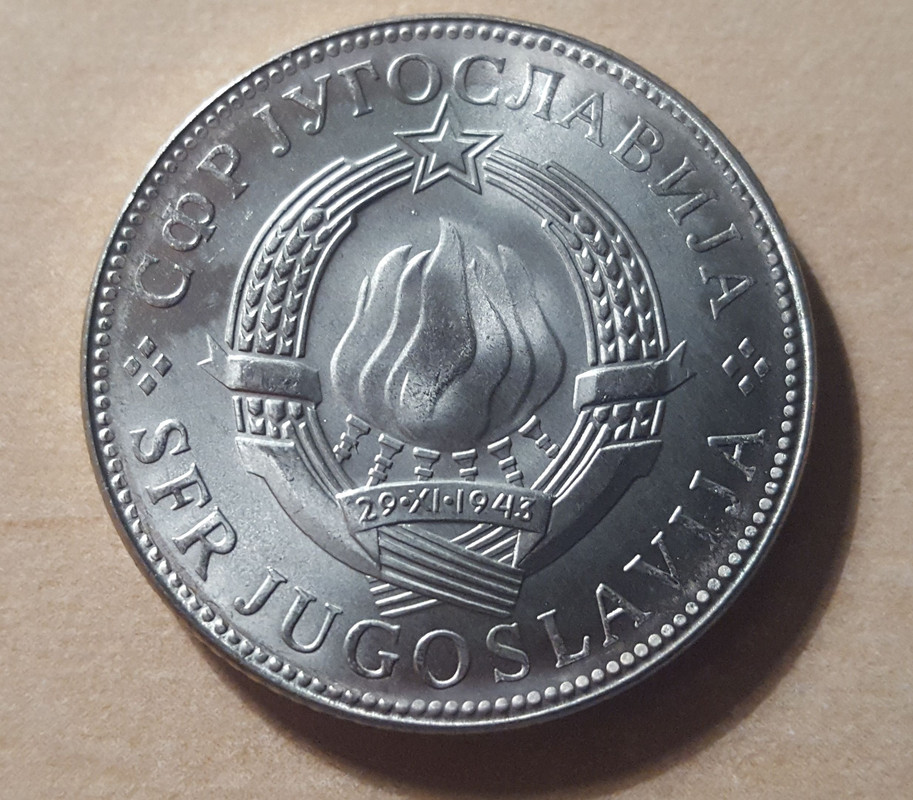 10 dinares Yugoslavia 1976 F.A.O. 20190803-132106