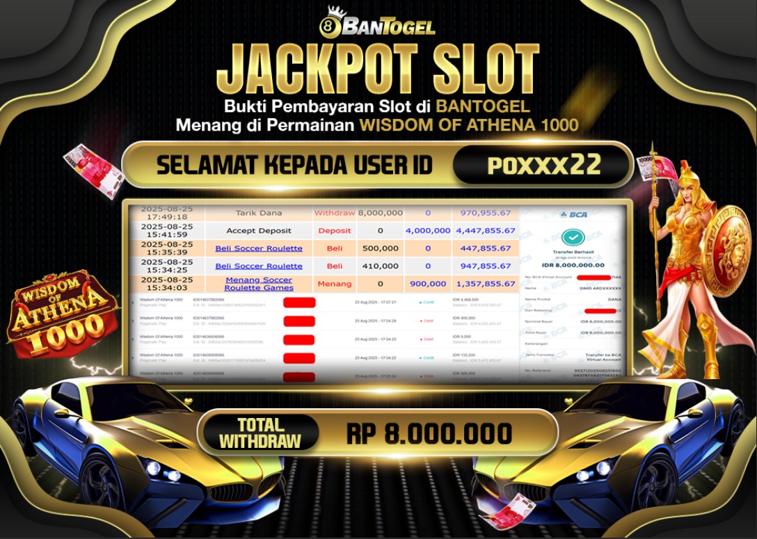 BUKTI JACKPOT LUNAS PAUTOTO