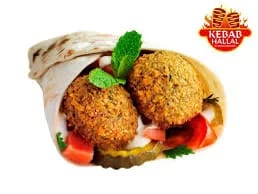 Piadina con falafel menù