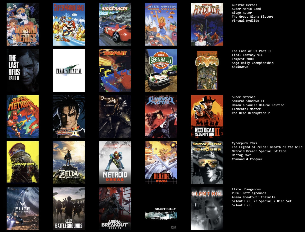TOP25 Games