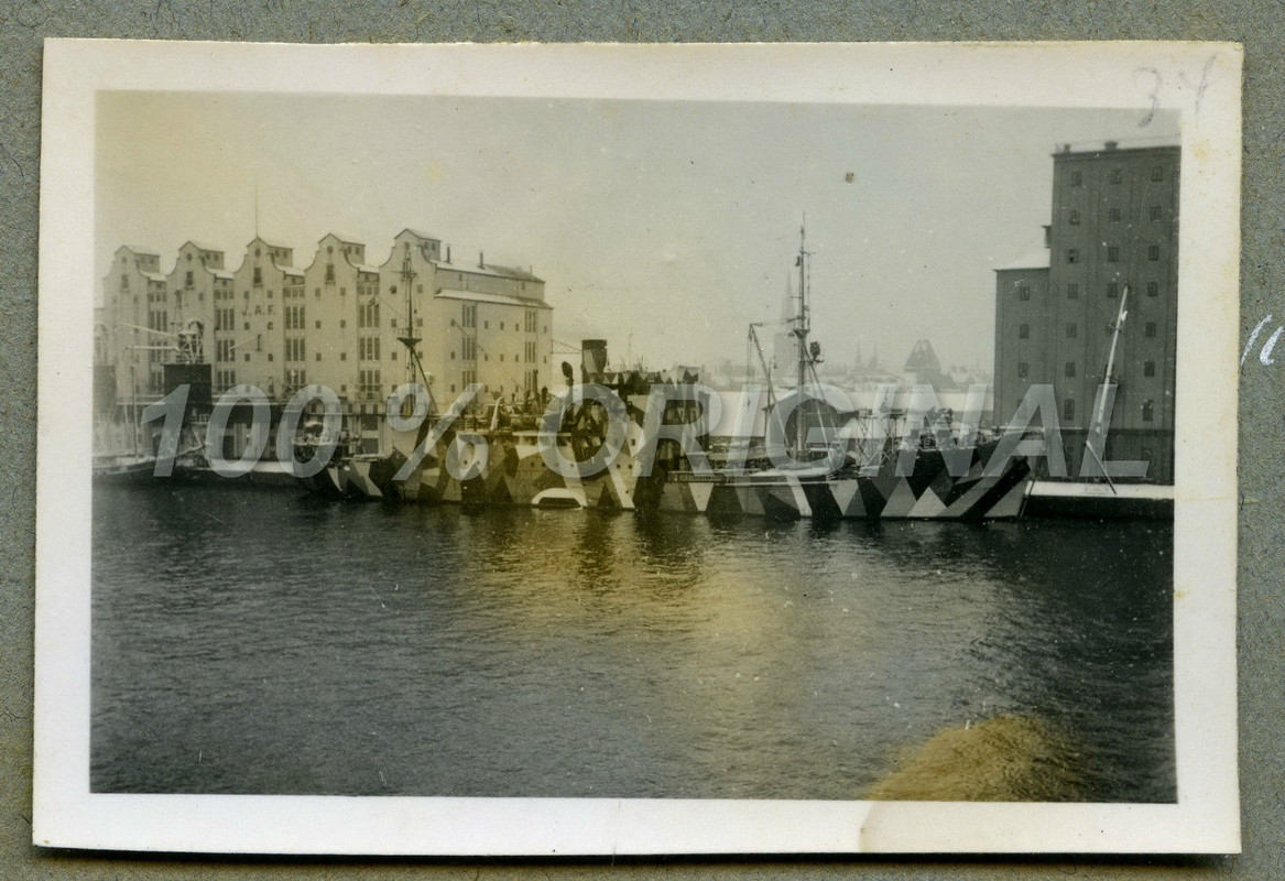 Dänemark 1942 Winter Marine Schiff Transporter M