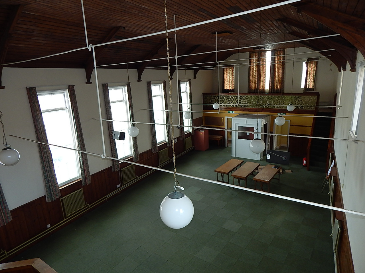 Interior of bethel gospel hall