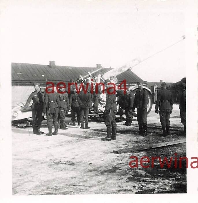 21cm Mörser 18 in Feuerstellung Orel Russland Ostfront