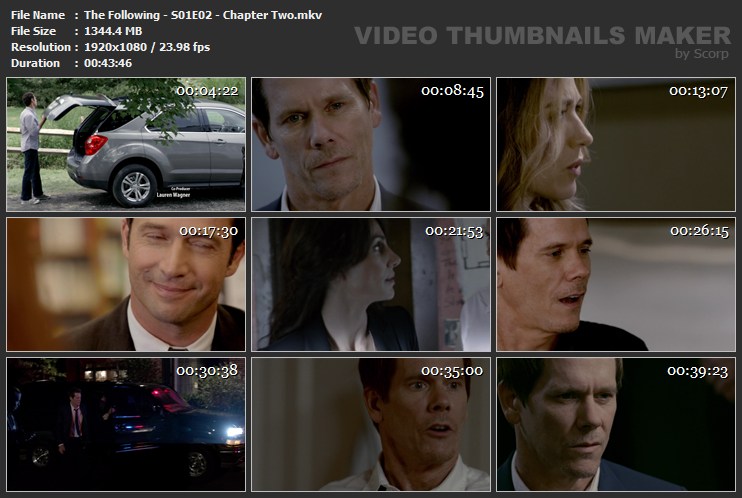 The Following - S01E02 - Chapter Two.mkv