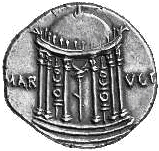 Glosario de monedas romanas. HEXÁSTILO, templo. 3