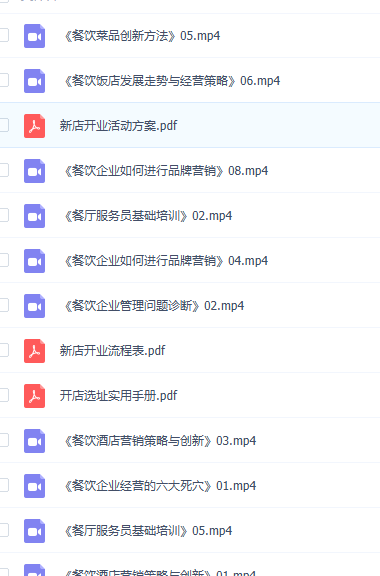小吃餐饮饭店管理教程-时令官IP站