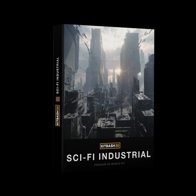 Kitbash SciFi Industrial 2024 Free Daz 3D Models
