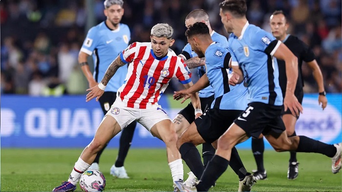 Paraguay vs Uruguay, 06h00 ngày 06/06