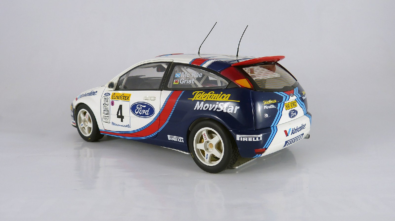 1:18 AUTOart Ford Focus WRC 2001 #4 Rally Monte Carlo McRae/Grist