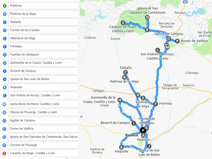 PALENCIA - Diarios, Noticias y Tips - Itinerarios de 1 a 8 días, Region-España (1)