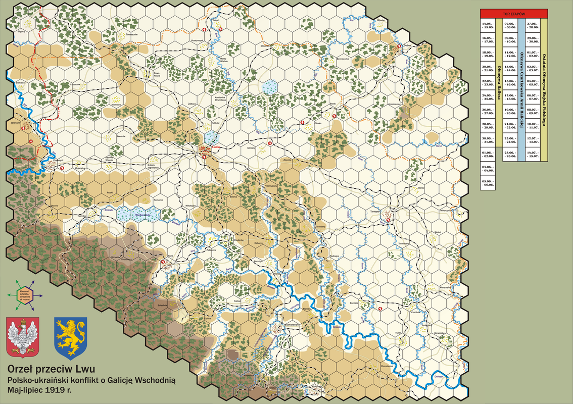 Galicja 1919Map