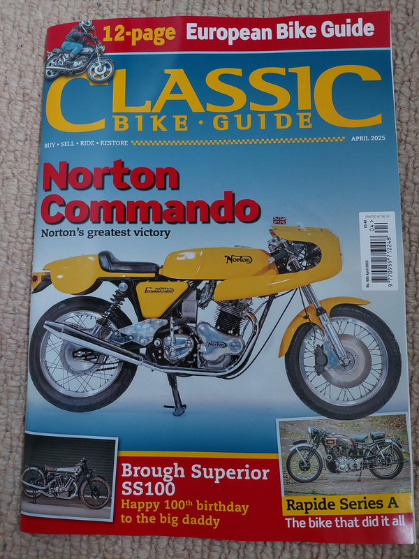 Commando (and F1) in this months CBG mag