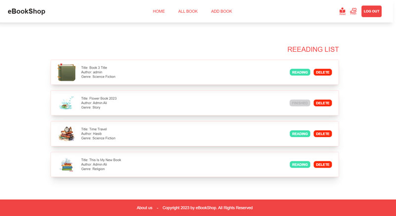 eBookShop screenshot 5