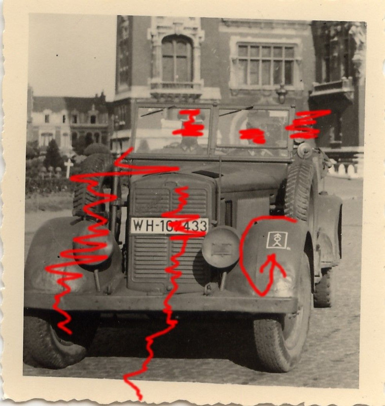 Kübelwagen selten Phänomen Granit 25 H Nummernsc