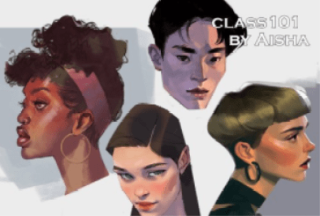 Class101 - Level Up Your Digital Portraits - Structure, Anatomy, and Stylization