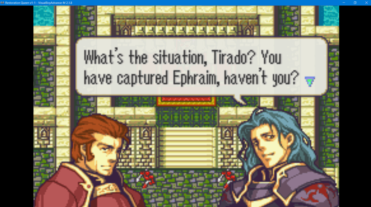 2024-02-22 20_32_20-Restoration Queen v1-1 - VisualBoyAdvance-M 2.1.8