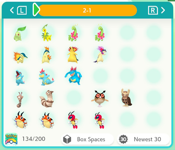 Harmony Friends' living dex, page 2-1