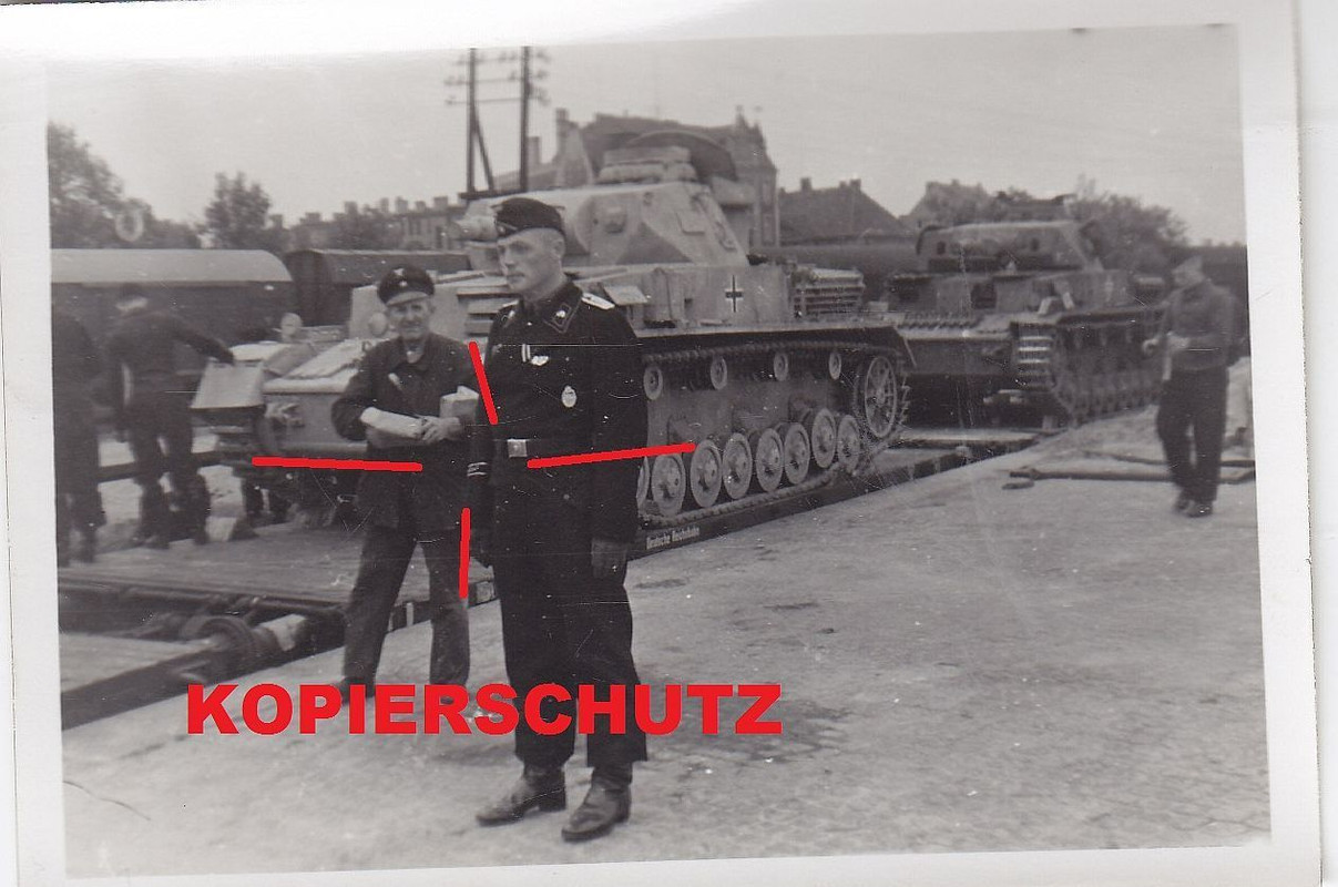 Panzer IV Verladung 6.(Panzer) Inf.Ers.Rgt. GD G