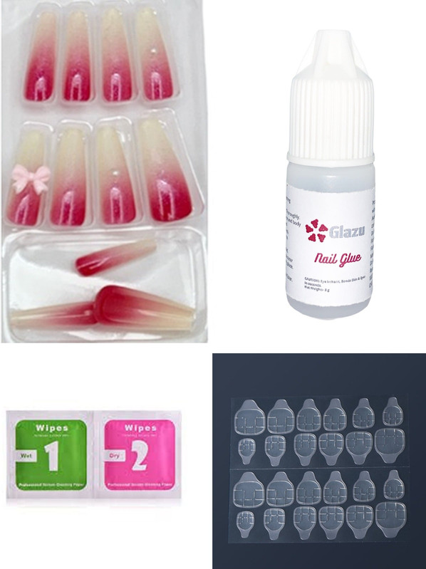 Daily Use Squoval 12pcs Designer (night Shadz)