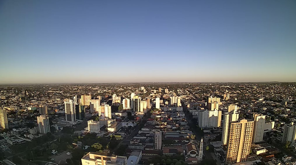 Campo Grande nesta manhã de segunda-feira