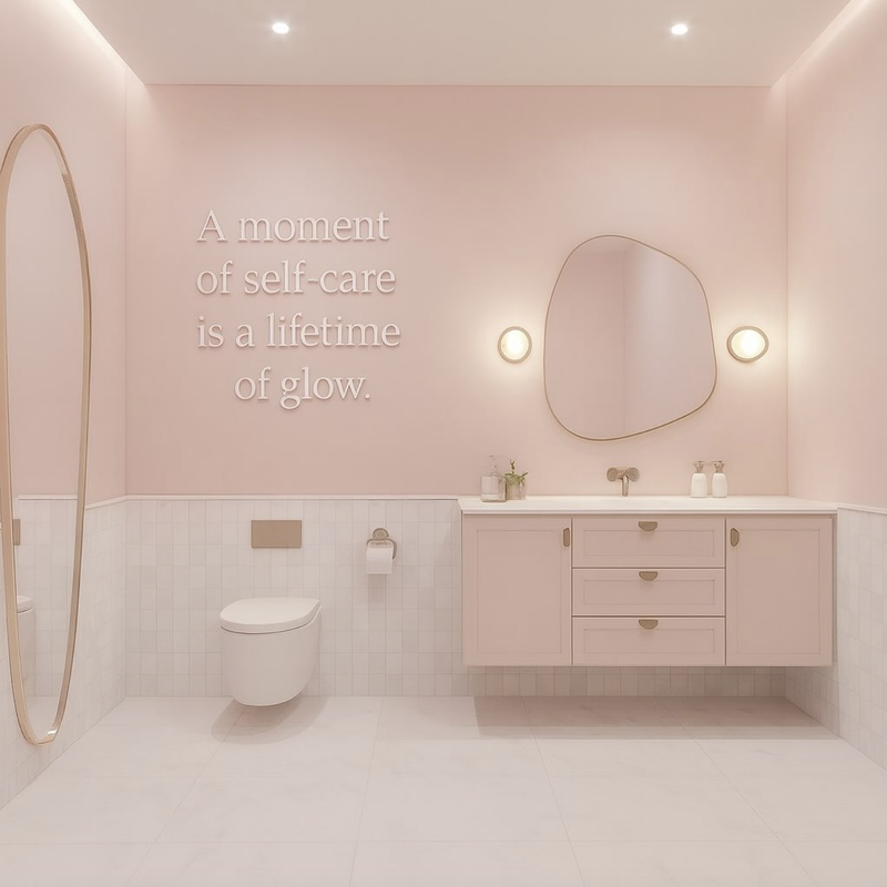 Niice Nails logo with champagne design