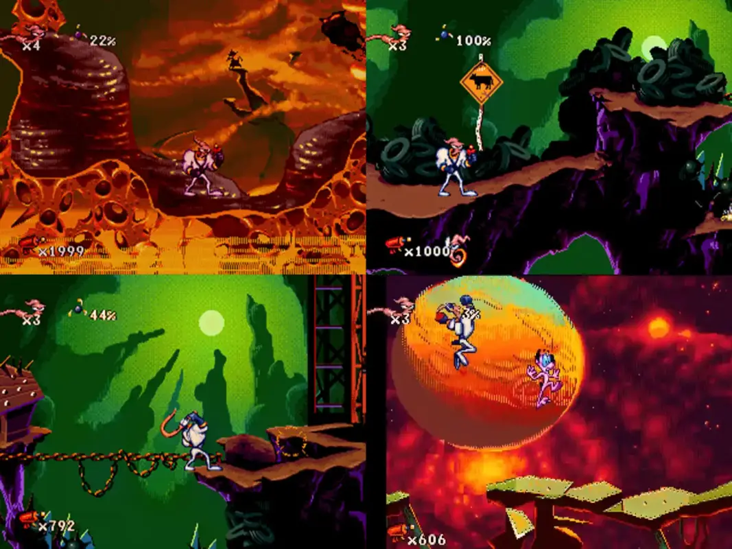 cover Mega drive Earthworm Jim