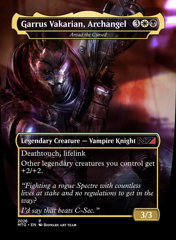 Arvad the Cursed (Garrus Vakarian Archangel)