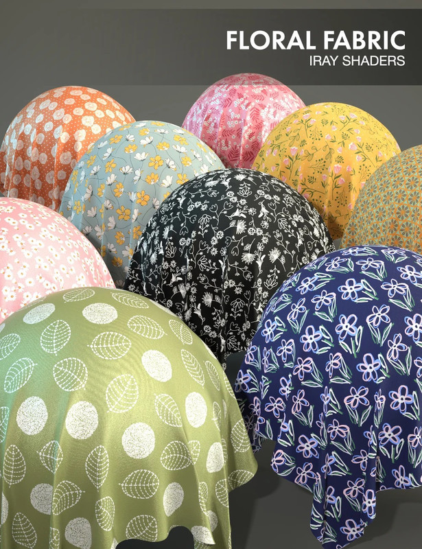 Floral Fabric - Iray Shaders REPOST