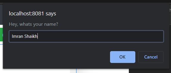 name input for chat