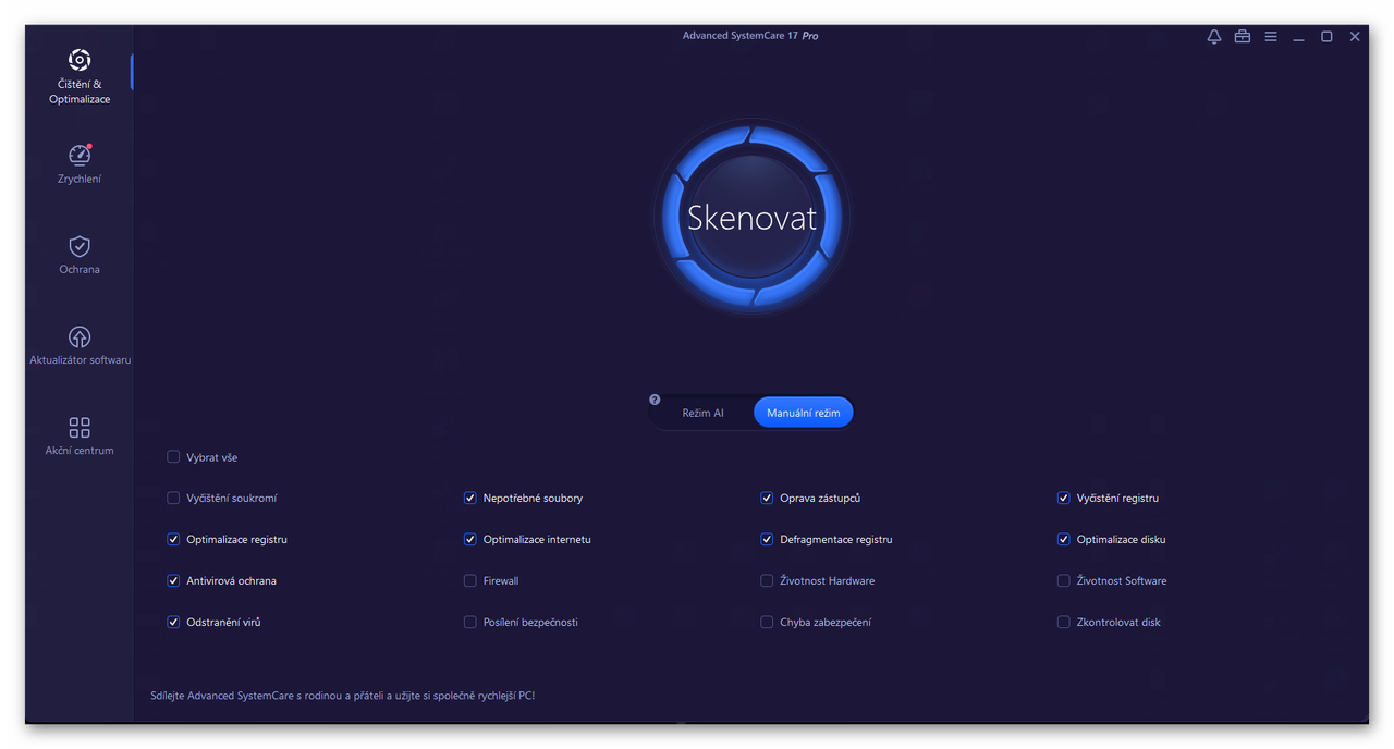 Advanced SystemCare Pro 17.6.0.322 CZ+SK (x64) portable