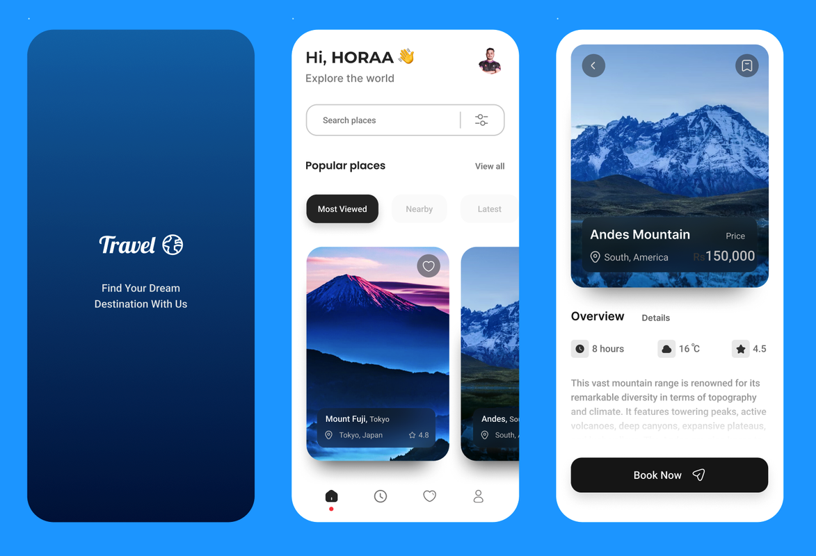 Mobile App UI Design