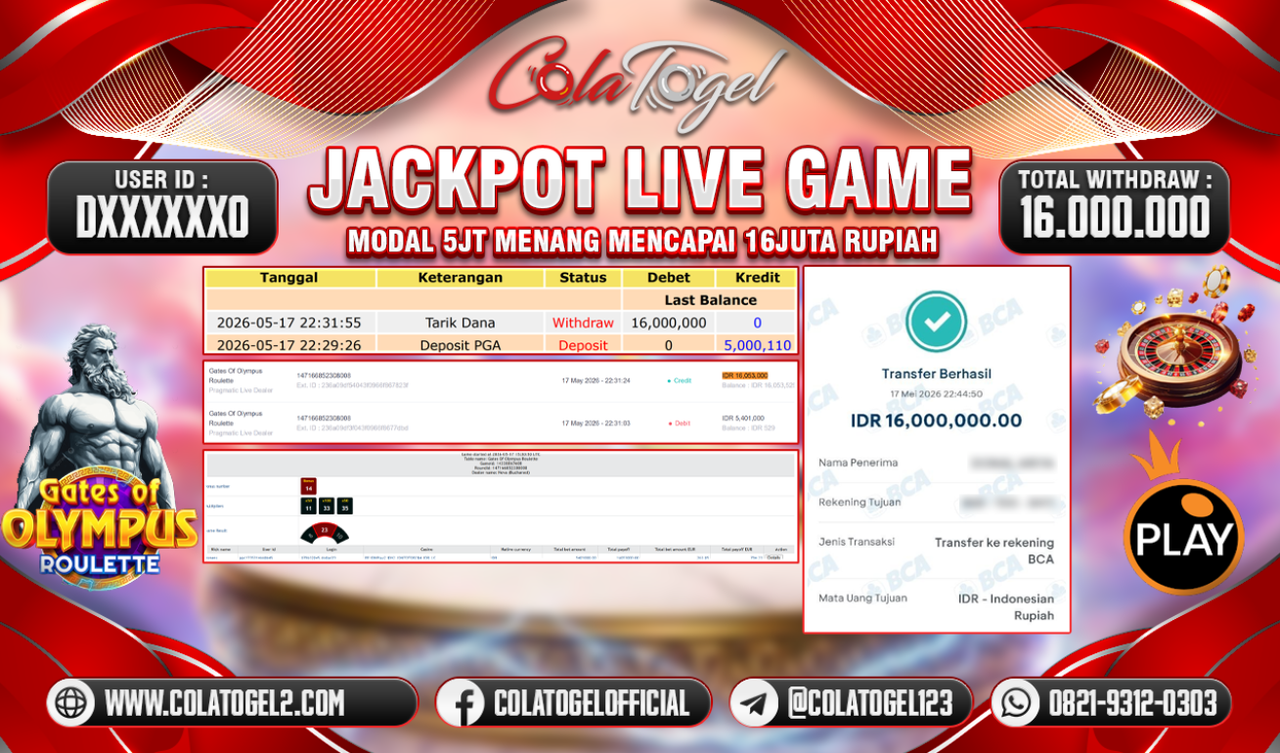 JACKPOT LIVE GAME!!